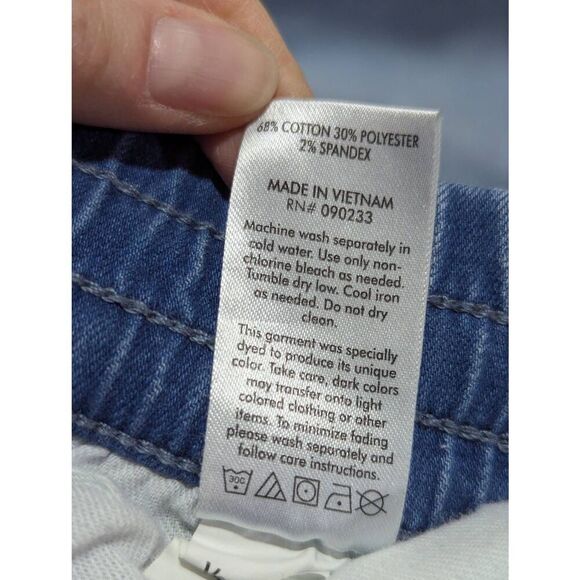 Pacsun Men's Light Blue Solid Mid-Rise Drawstring Waist Cargo Jeans Size M - Picture 8 of 9